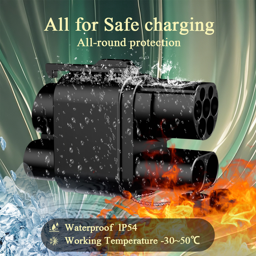 Kolanky 250KW DC+AC From CCS2  - Ccs2 To Ccs1 Fast Charge Adapter 250Kw ulasan dan harga