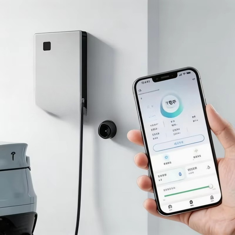 E-Car DC EV Charger Wall Mount - V2H Bidirectional Ev Charger 7Kw ulasan dan harga