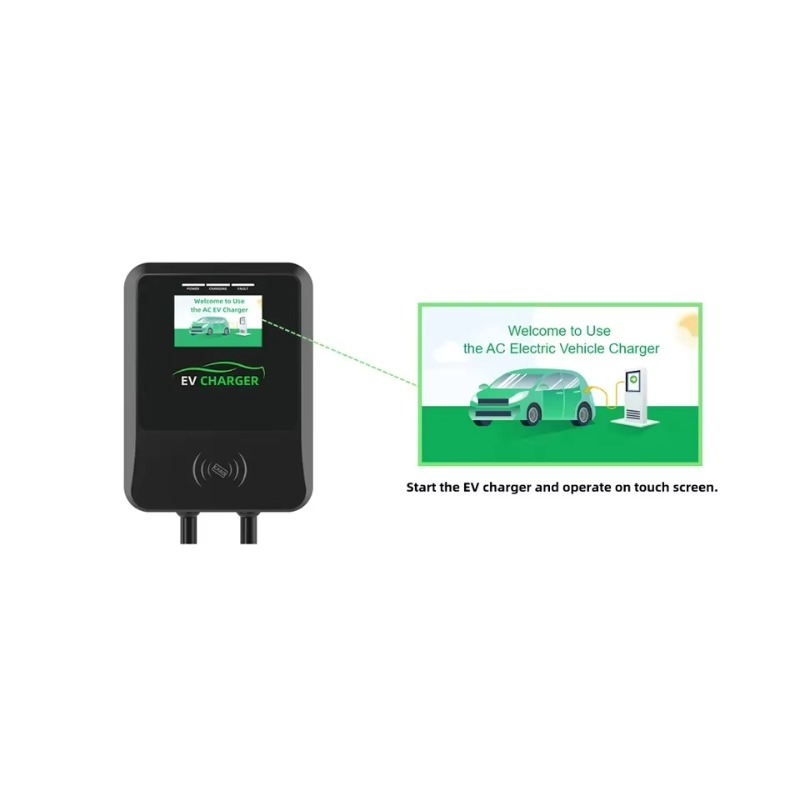 Wallbox 22kW EV Charging Stati - 22Kw Wallbox Type 2 Ocpp Rfid ulasan dan harga